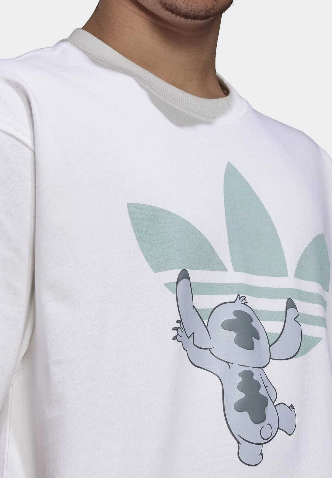 Adidas Originals Print T-Shirt - White 5 Adidas Originals Print T-Shirt - White - Image 3