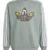 Adidas Originals Crew - Sweatshirt - Silver Green -Adidas Shop 23907f6434744757b43fd7281a4494cf