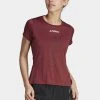 Adidas Sportswear Terrex Agravic Trail Running- Print T-Shirt - Shadow Red