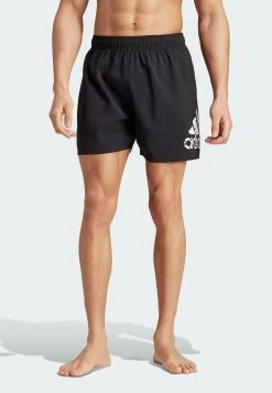 Adidas Sportswear Big LogoClx Short-Length - Swimming Shorts - Black White
