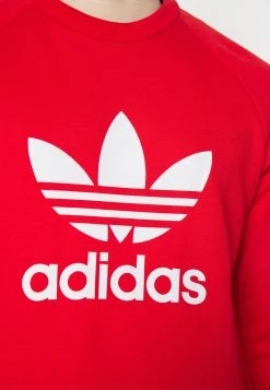 Adidas Originals Trefoil Crew - Sweatshirt - Better Scarlet -Adidas Shop 27fd457548db4351919470c9488d6963