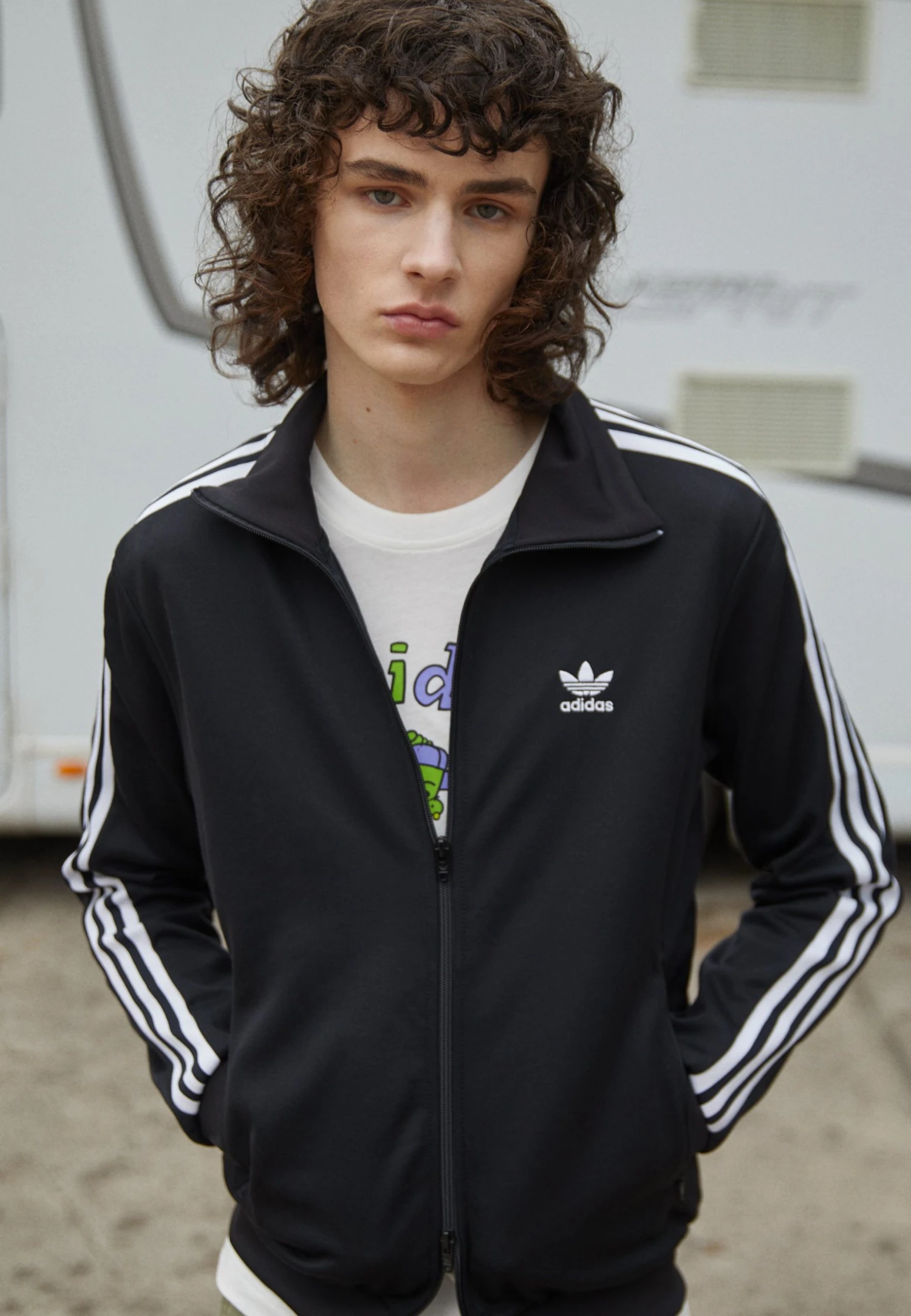 Adidas Originals Beckenbauer Unisex - Training Jacket - Black 5 Adidas Originals Beckenbauer Unisex - Training Jacket - Black - Image 3