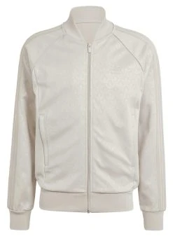 Adidas Originals Graphics Monogram Sst Track - Zip-Up Sweatshirt - Beige -Adidas Shop 2932085873134af3bff1b0184f8f8aed