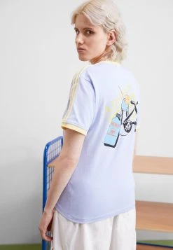 Adidas Originals Archive Graphic Tee - Print T-Shirt - Blue Dawn