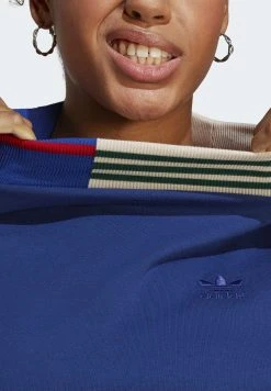 Adidas Originals Originals Collar- Sweatshirt - Victory Blue -Adidas Shop 2d4c1162bc414c46b9ffdcf44e3843c0