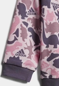 Adidas Sportswear Essentials Allover Print Set - Sweatshirt - Clear Pink Bliss Pink Orchid Shadow Violet -Adidas Shop 2d7ff62fc0a047448739fccdf90daef6