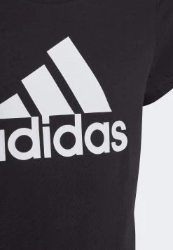 Adidas Sportswear Essentials Big Logo - Print T-Shirt - Black White -Adidas Shop 2dd565fa39034aa1af4faaf7351899a0