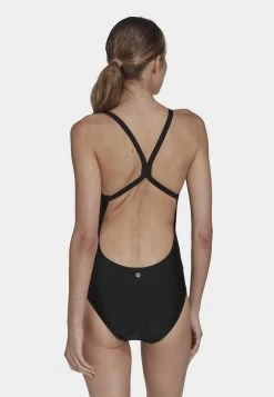 Adidas Sportswear Big Logo - Swimsuit - Black White -Adidas Shop 2ed3a6f5cdff4612b003e21aa487b95a