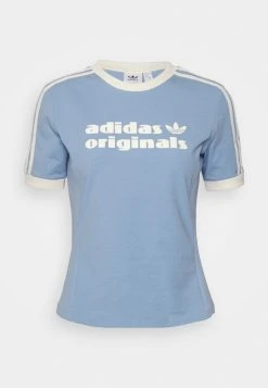 Adidas Originals Tight Logo Tee - Print T-Shirt - Ambient Sky -Adidas Shop 2f1bf3065b1946eea0dedf5251ee2700