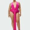 Adidas Originals Ivy Park Front-Tie Plus Size - Swimsuit - Shock Pink 2 Adidas Originals Ivy Park Front-Tie Plus Size - Swimsuit - Shock Pink -Adidas Shop 2f4a52d9b51544a0a4709e4b0efa2e25