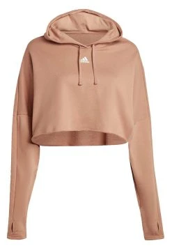 Adidas Sportswear Collective Power Cropped- Hoodie - Clay Strata -Adidas Shop 315bc90bea4141e99ddc69caa5bd728f