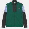 Adidas Originals Track Unisex - Zip-Up Sweatshirt - Dark Green/Black/Blue Dawn -Adidas Shop 3208c5d9c8ad4d33b5998672e430afc0