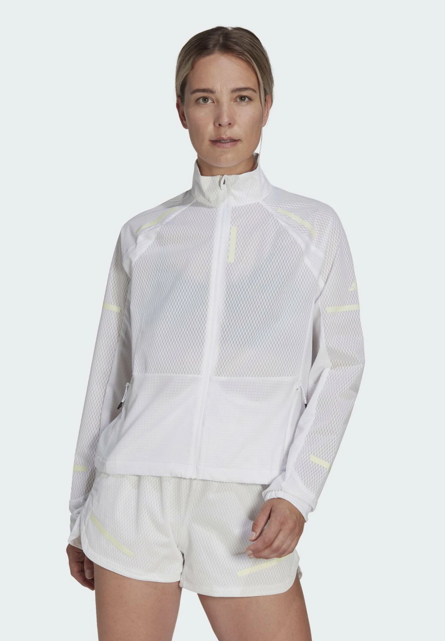 ADIDAS PERFORMANCE Reflect At Night X-City Running Cover-Up - Light Jacket - White 3 ADIDAS PERFORMANCE Reflect At Night X-City Running Cover-Up - Light Jacket - White