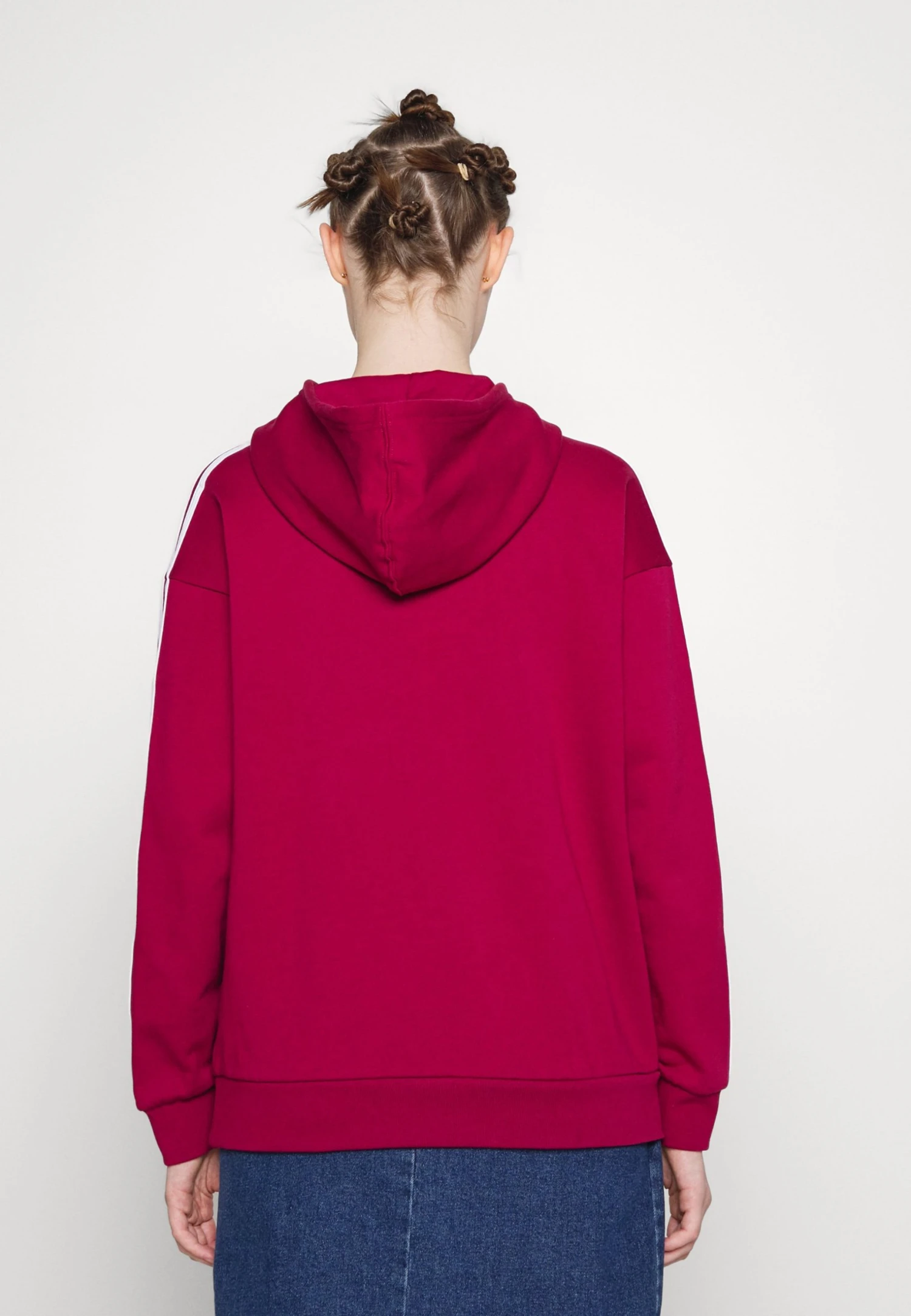 Adidas Originals Hoodie - Sweatshirt - Legacy Burgundy 5 Adidas Originals Hoodie - Sweatshirt - Legacy Burgundy - Image 3