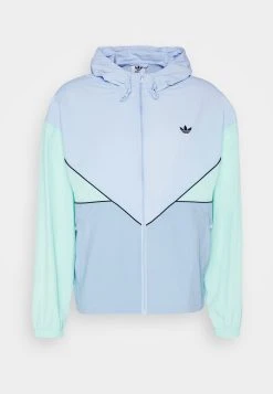 Adidas Originals Unisex - Windbreaker - Blue Dawmbient Sky/Easy Green -Adidas Shop 357aa1b161324b0a88e8f2998cb837bc