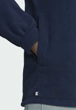 Adidas Originals Trefoil Tedd - Fleece Jacket - Blue -Adidas Shop 357db74278bf434983ab7f93718df91e