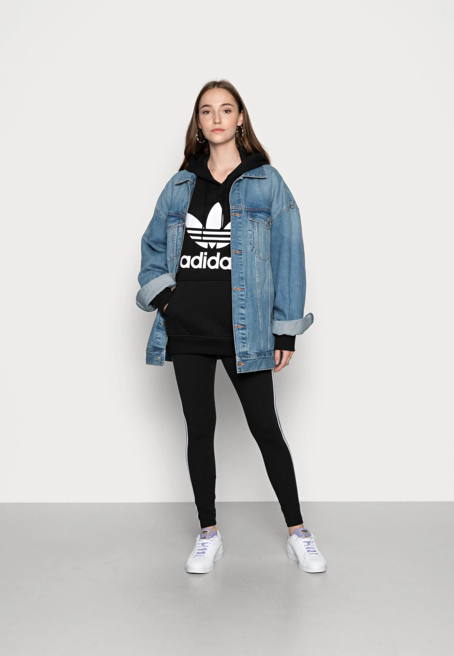 Adidas Originals Hoodie - Black/White 4 Adidas Originals Hoodie - Black/White - Image 2