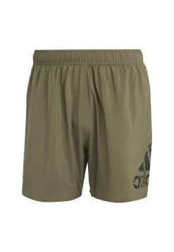 Adidas Sportswear Big LogoClx Short-Length - Swimming Shorts - Olive Strata Black -Adidas Shop 36febb847c67448993dffc741f8d64f2
