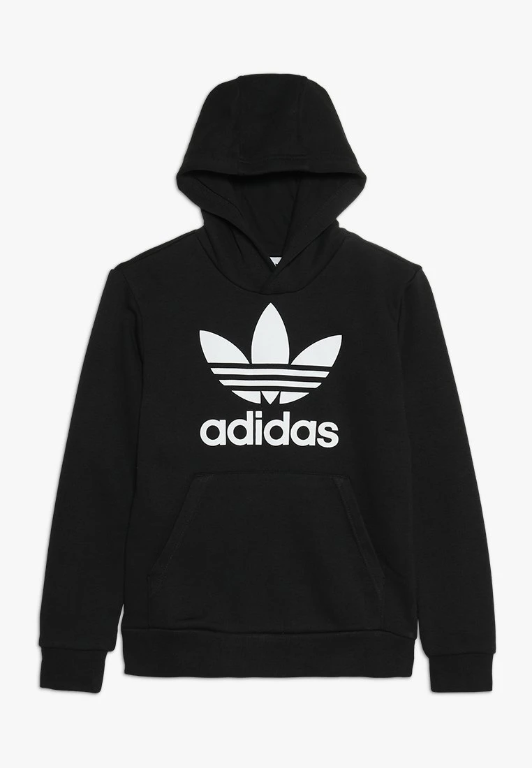 Adidas Originals Trefoil Junior Unisex - Hoodie - Black/White 3 Adidas Originals Trefoil Junior Unisex - Hoodie - Black/White