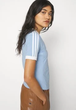 Adidas Originals Tight Logo Tee - Print T-Shirt - Ambient Sky -Adidas Shop 384bb31e32584a60b741fcdc84eca030