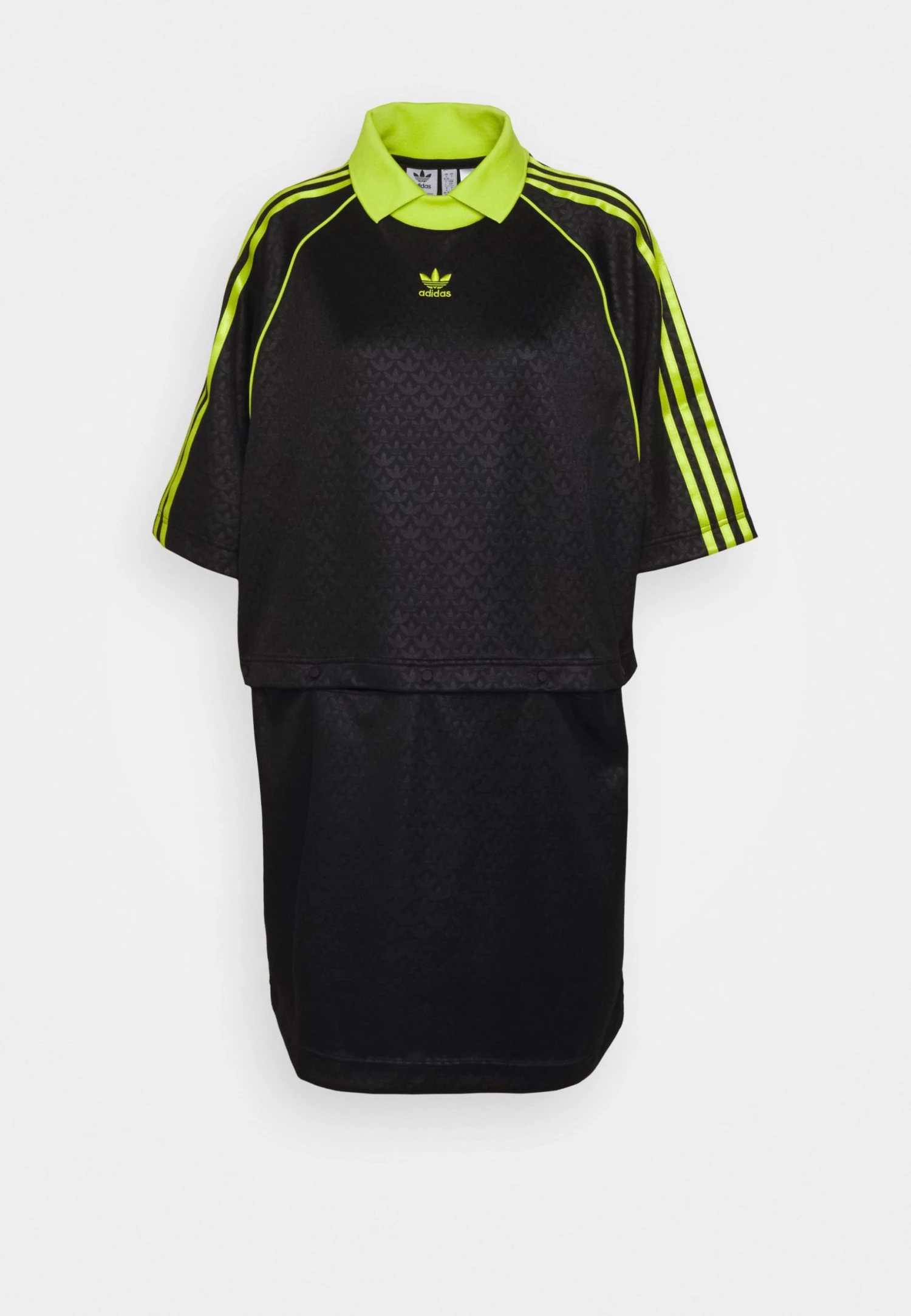 Adidas Originals Pique Tee Dress - Day Dress - Black 10 Adidas Originals Pique Tee Dress - Day Dress - Black - Image 8