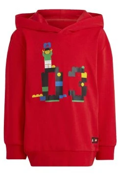 Adidas Sportswear Classic Lego - Hoodie - Red -Adidas Shop 3bcba22d161347d4a2118b652ebd4224