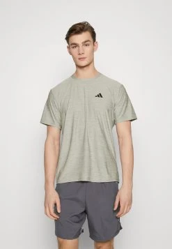ADIDAS PERFORMANCE Sports T-Shirt - Solid Grey/White/Black