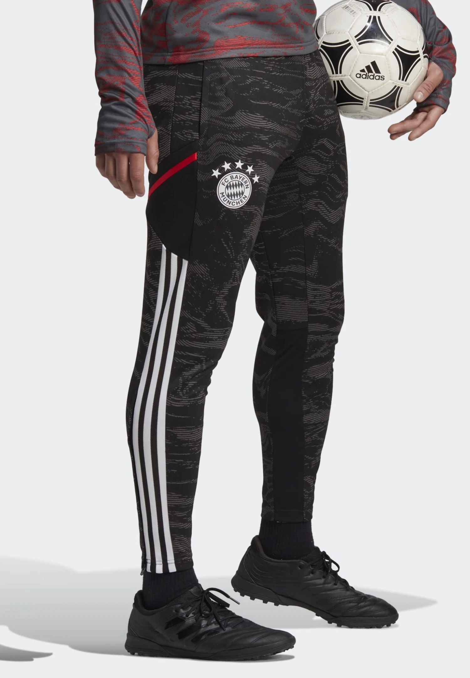 ADIDAS PERFORMANCE Bayern München Eu Trainings - Tracksuit Bottoms - Grey Six/Black 5 ADIDAS PERFORMANCE Bayern München Eu Trainings - Tracksuit Bottoms - Grey Six/Black - Image 3