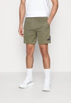 ADIDAS PERFORMANCE Tr Es Logo Sho - Sports Shorts - Olive Strata/Black