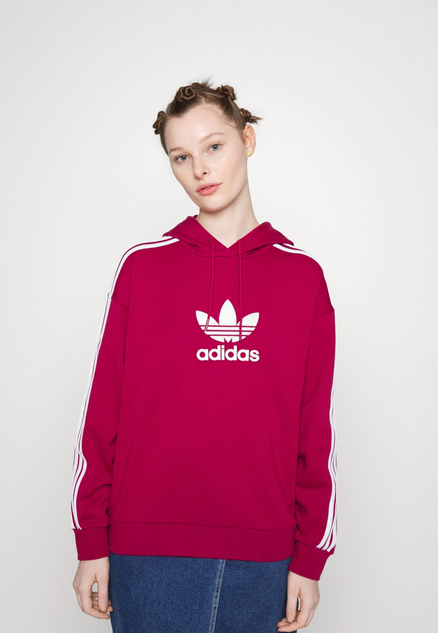 Adidas Originals Hoodie - Sweatshirt - Legacy Burgundy 3 Adidas Originals Hoodie - Sweatshirt - Legacy Burgundy
