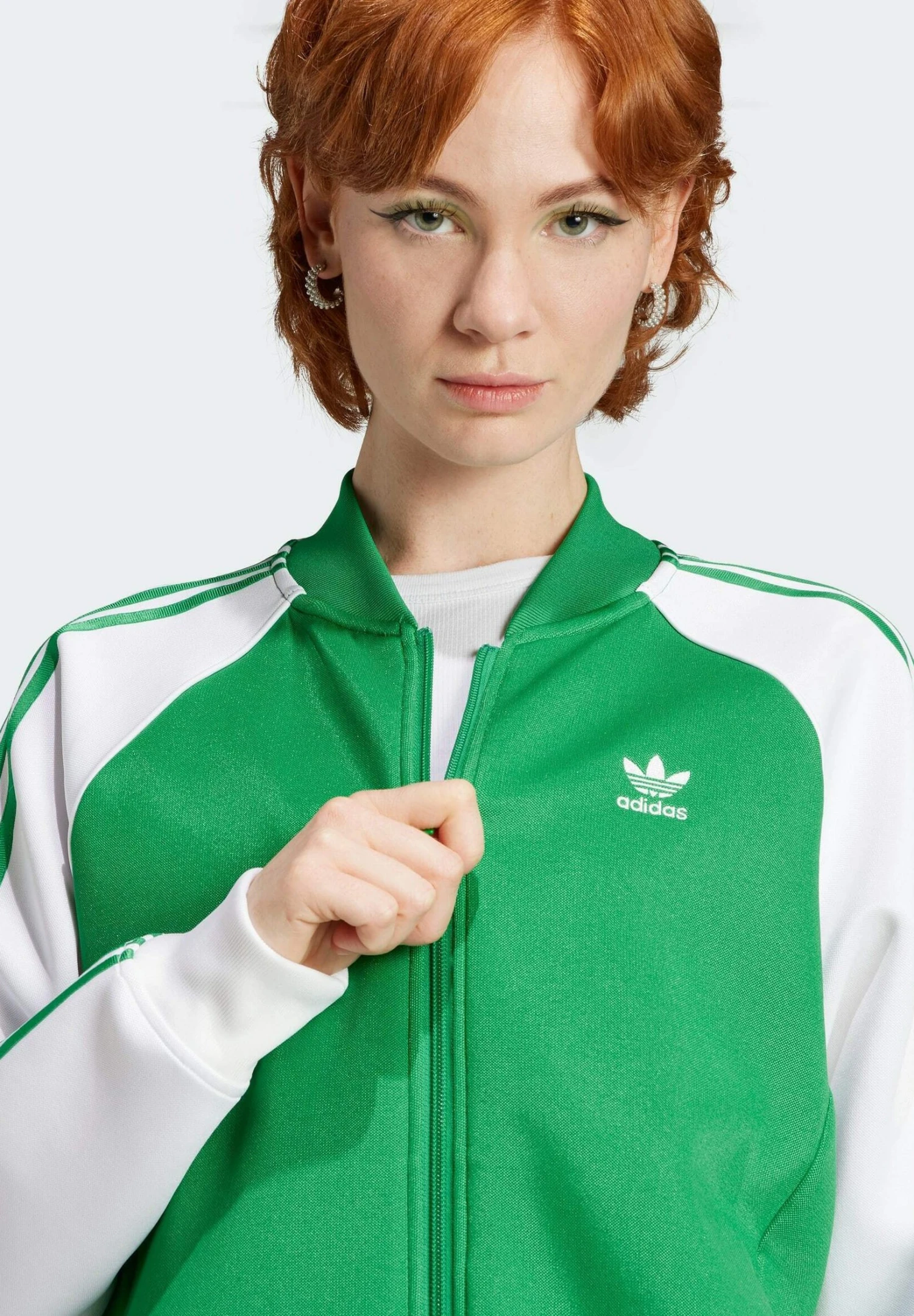 Adidas Originals Sst Tt Os - Training Jacket - Green 6 Adidas Originals Sst Tt Os - Training Jacket - Green - Image 4
