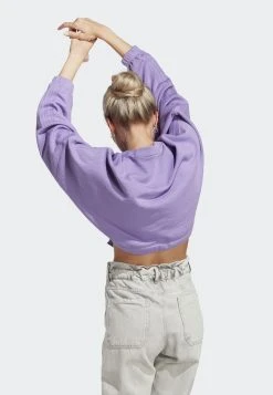 Adidas Sportswear Dance Cropped Versatile- Sweatshirt - Violet Fusion Violet Fusion -Adidas Shop 401c00aca17f4b689d5098e06892d210