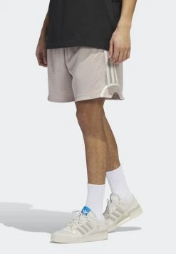 Adidas Originals Basketball - Shorts - Taupe Off White