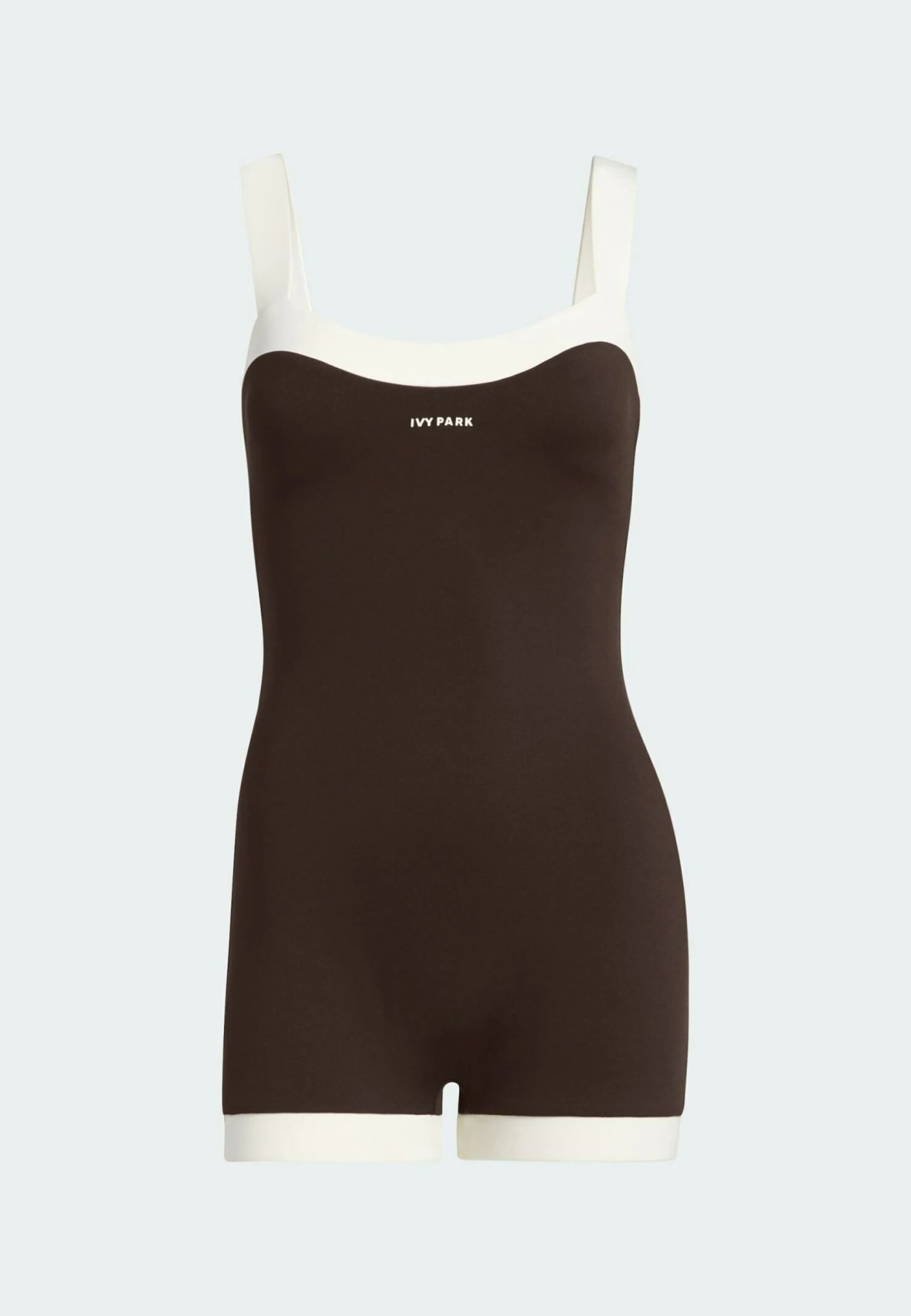 Adidas Originals Ivy Park 60S Swim Unitard - Swimsuit - Dark Brown Cream White 10 Adidas Originals Ivy Park 60S Swim Unitard - Swimsuit - Dark Brown Cream White - Image 8