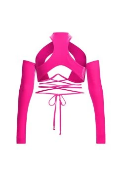 Adidas Originals Ivy Park Crisscross Plus Size - Bikini Top - Shock Pink -Adidas Shop 40f98aa62cab4e7896e34f3cbc305104