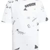 Adidas Sportswear Brand Love Allover Print - Print T-Shirt - White Black -Adidas Shop 424ea7a15c6245058501433ee53b276f