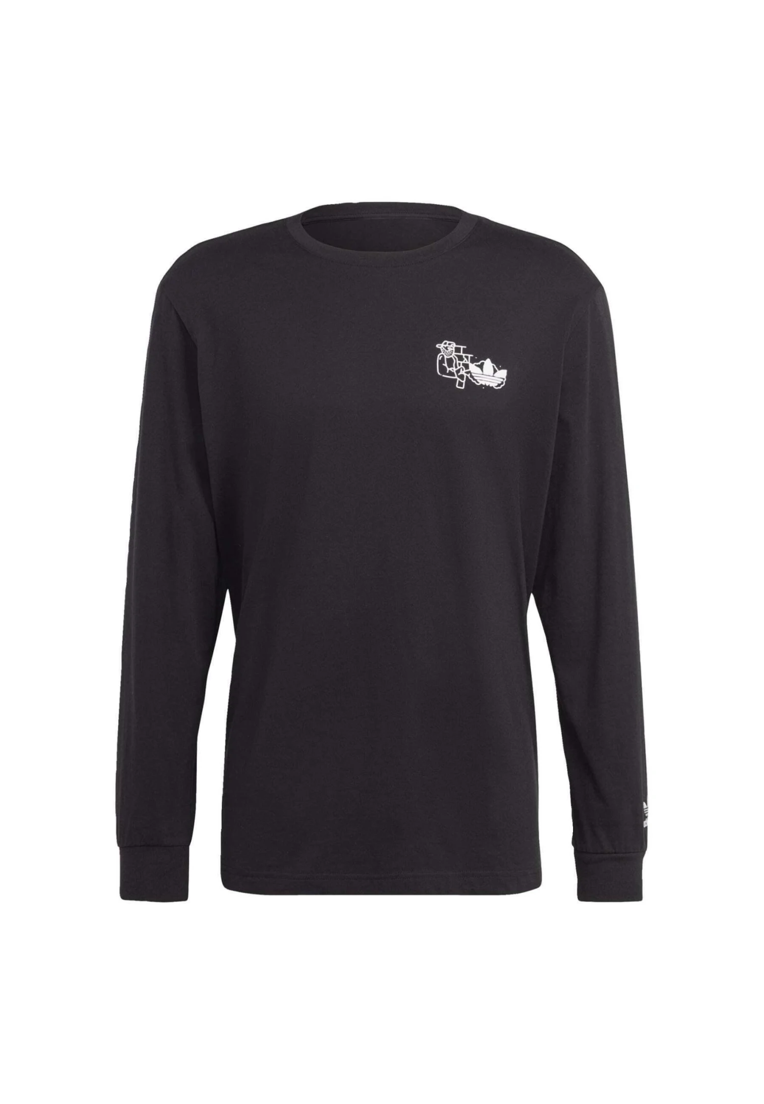 Adidas Originals Hack The Elite Graphic - Long Sleeved Top - Black 7 Adidas Originals Hack The Elite Graphic - Long Sleeved Top - Black - Image 5