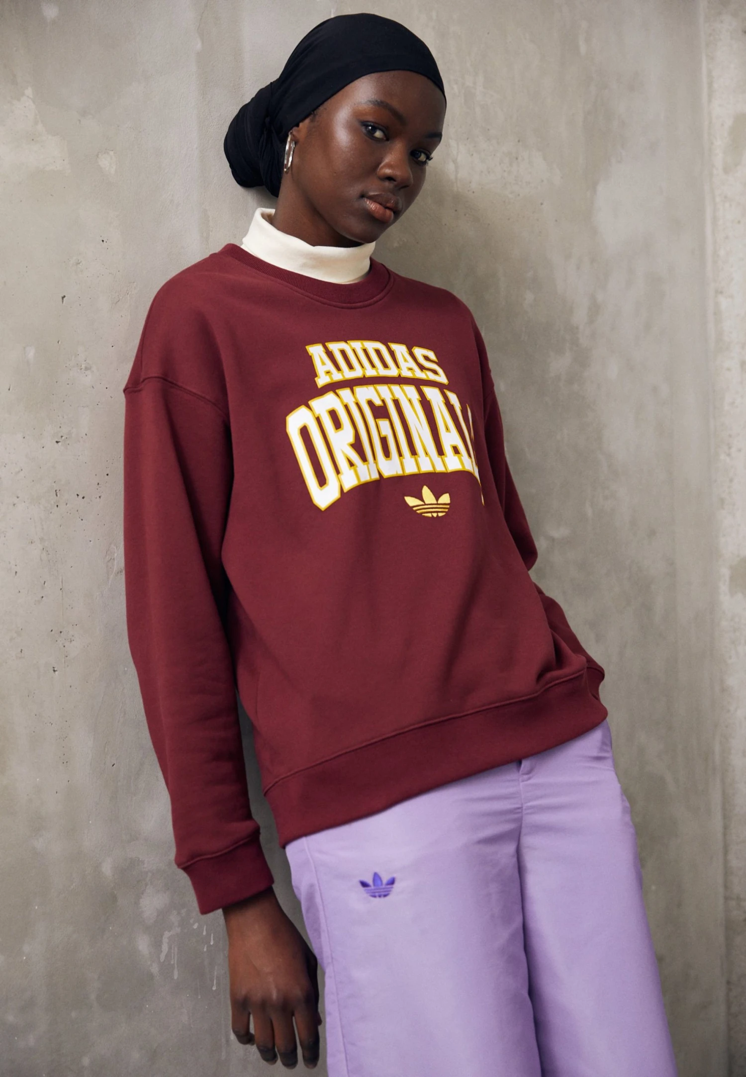 Adidas Originals Sweatshirt - Shadow Red 3 Adidas Originals Sweatshirt - Shadow Red