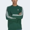 Adidas Originals 3-Stripes Crew - Sweatshirt - Dark Green 2 Adidas Originals 3-Stripes Crew - Sweatshirt - Dark Green -Adidas Shop 435a386ed7be44b381db3c2ca8732467