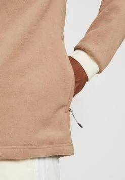 Adidas Originals Snap- Fleece Jumper - Chalky Brown -Adidas Shop 438e08a3707c4559aca3c408eb790ca1
