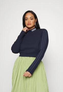 Adidas Originals Cropped - Long Sleeved Top - Legend Ink 18 Adidas Originals Cropped - Long Sleeved Top - Legend Ink -Adidas Shop 44753fab585247e6b61fd3fa3a253ab2