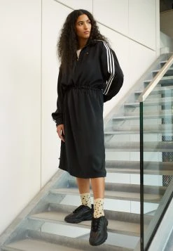 Adidas Originals High Neck Long Sleeve Zip Dress - Jersey Dress - Black 9 Adidas Originals High Neck Long Sleeve Zip Dress - Jersey Dress - Black -Adidas Shop 4516fcd6ad8446d6a301ed05d865951b