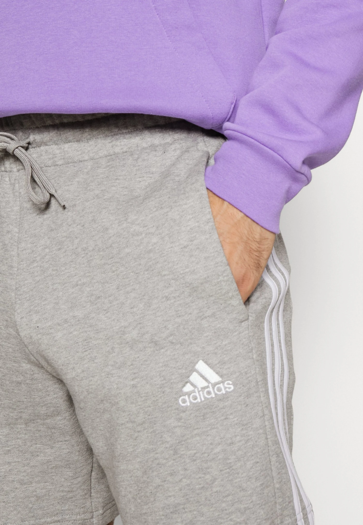 Adidas Sportswear Sports Shorts - Medium Grey Heather 6 Adidas Sportswear Sports Shorts - Medium Grey Heather - Image 4