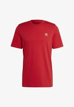 Adidas Originals Essential - Basic T-Shirt - Better Scarlet -Adidas Shop 47f3290602a04f05bd530bdec680b7d7