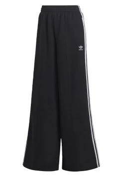 Adidas Originals Relaxed Wide Leg - Tracksuit Bottoms - Black -Adidas Shop 482be477fd3e4095a06473708ac614a5