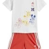 Adidas Sportswear X Disney Mickey Mouse - Shorts - Chalk White /Bright Red 2 Adidas Sportswear X Disney Mickey Mouse - Shorts - Chalk White /Bright Red -Adidas Shop 483f5e4aa7834e0f9731379606fb0a62