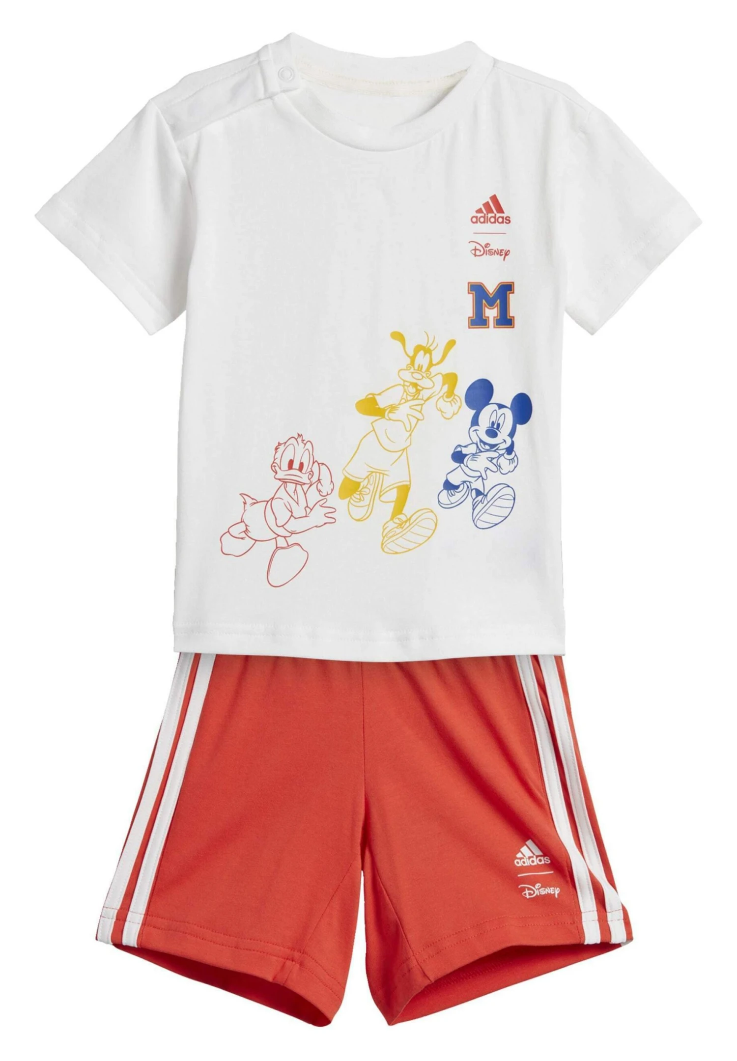 Adidas Sportswear X Disney Mickey Mouse - Shorts - Chalk White /Bright Red 3 Adidas Sportswear X Disney Mickey Mouse - Shorts - Chalk White /Bright Red