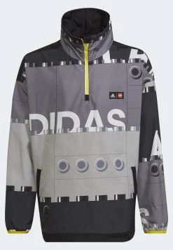 Adidas Sportswear Classic Lego® Half-Zip- Windbreaker - Black /Yellow/Off White -Adidas Shop 48798417a26343c89ed42585d0bdba6d