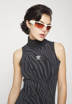 Adidas Originals Dress - Shift Dress - Carbon/Black -Adidas Shop 48a9cc210564414ca7a0d466dcb7537c