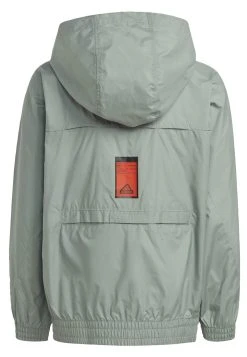 Adidas Sportswear U Ce Q2 Wb - Light Jacket - Silver Green/App Solar Red -Adidas Shop 48f4e6cc605b4c78870c3dafb1769e02